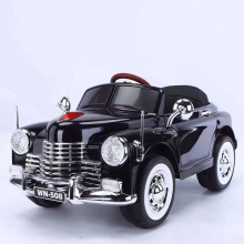 儿童款四轮老爷车 宝宝玩具童车可坐人 儿童电动汽车 电动老爷车