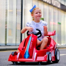 漂移车电动车四轮汽车男女小孩网红童车充电可坐人儿童玩具卡丁车