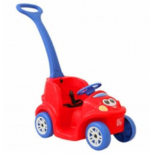 手推车儿童卡通四轮宝宝小童车带手柄推杆户外兜风车儿童玩具车