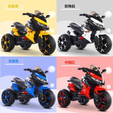 儿童电动摩托车男女宝宝三轮车双驱小孩玩具车可坐人大号充电
