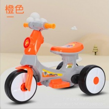 2-6岁儿童电动摩托车 电动三轮车 儿童电动车音乐灯光