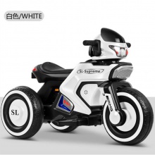 儿童电动摩托车宝宝双驱音乐灯光电动三轮车可坐人