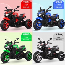 儿童电动摩托 三轮车小孩玩具男孩宝宝女孩童车
