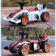 儿童车卡丁车四轮带遥控汽车可坐小孩滑行车玩具车溜溜车1-3-5-8
