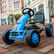 儿童卡丁车男女宝宝四轮脚踏车运动玩具汽车可坐宝宝健身自行赛车