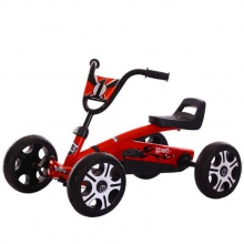 新款儿童自行车脚踏车3-6岁广场四轮卡丁车可坐骑大号玩具