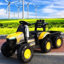 沙滩车可坐人男孩遥控越野车带斗充电玩具车网红车儿童电动拖拉机