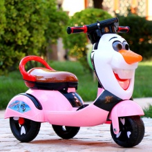 儿童电动摩托车批发可坐小木兰摩托带音乐带灯光早教玩具