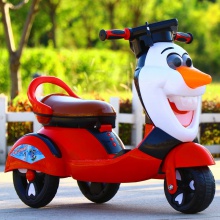 儿童电动摩托车批发可坐小木兰摩托带音乐带灯光早教玩具