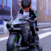 仿真儿童电摩托儿童电动车带灯光儿童玩具车电动摩托车