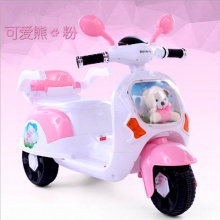 儿童电动摩托车 三轮车宝宝摩托车新款小猫电瓶车