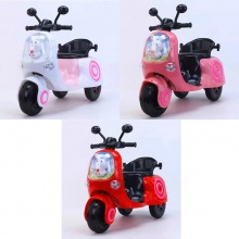 三轮车男女孩宝宝电瓶车可坐人小孩充电玩具车儿童电动摩托车