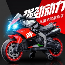 新款三轮车3-5-7岁大号男女小孩充电玩具车摩托车儿童电动摩托车