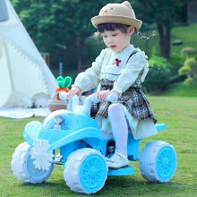 儿童电动车四轮摩托车小孩遥控越野沙滩车可坐人男女宝宝玩具汽车