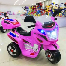 儿童摩托车 灯光音乐 电瓶车 2-6岁宝宝电动摩托三轮车