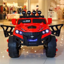 新款儿童电动车可坐人充电带遥控双坐男女宝宝玩具车四轮电动汽车