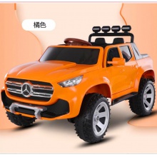 儿童车电动四轮汽车遥控四驱越野大号皮卡双人座玩具可坐大人