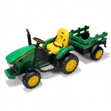 儿童电动拖拉机带拖斗喷水玩具车 宝宝电瓶车1-3-6岁