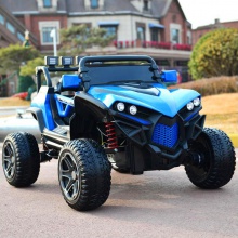 儿童电动车可坐人小孩遥控汽车四轮四驱双人超大号玩具汽车越野车