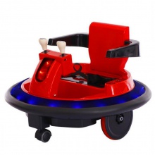 飞碟碰碰车1-5岁遥控多功能电动童车早教音乐灯光