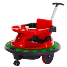 飞碟碰碰车1-5岁遥控多功能电动童车早教音乐灯光