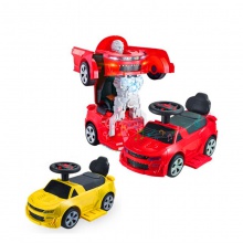 儿童车电动4轮玩具车可坐人男孩宝宝车可坐小孩四轮变形遥控汽车