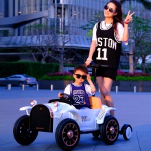 亲子车儿童电动车汽车可坐人带踏板可坐大人亲子互动车推车