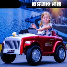 儿童电动汽车双座四轮遥控摇摆宝宝玩具车可坐双人婴儿小孩童车