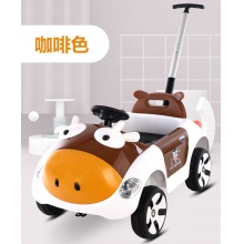 新款可推汽车1-3岁四轮童车宝宝遥控玩具车可坐人卡通儿童电动车