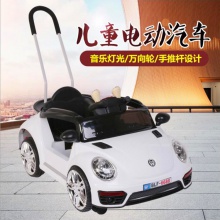 新款遥控跑车甲壳虫小汽车四轮双驱摇摆宝宝充电推车儿童电动车