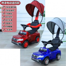 防侧翻1-3岁宝宝四轮汽车万向轮可坐人溜溜滑行车儿童电动扭扭车