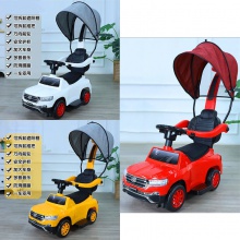 防侧翻1-3岁宝宝四轮汽车万向轮可坐人溜溜滑行车儿童电动扭扭车