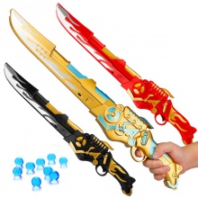 儿童男孩尖刀连模型套装水弹刀枪两用手动上膛发射水晶弹玩具枪