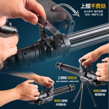 儿童玩具枪加特林连发软弹枪旋转发射海绵弹男孩吃鸡狙击装备