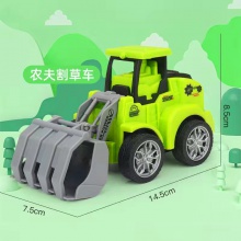 儿童按压式回力玩具车工程车挖掘机宝宝玩具车婴儿益智小汽车