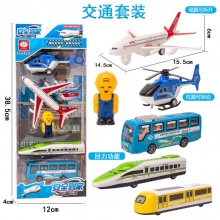 玩具车儿童仿真消防车回力车套装礼品盒装模型男孩小汽车组合批发