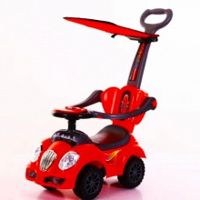 儿童推车滑行车多功能带音乐儿童扭扭车 宝宝学步溜溜车 手推童车