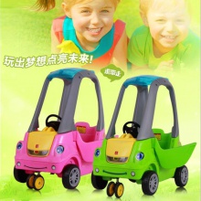 宝宝四轮游乐场玩具1-3岁小房车可坐人手推婴儿童滑行踏行学步车
