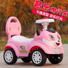 儿童滑行扭扭车奶粉店儿童摄影赠品音乐灯光四轮平衡车
