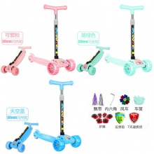 儿童滑板车2-3-6-8-12岁小孩三合一溜溜车可坐单脚宝宝踏板滑滑车