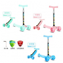 儿童滑板车2-3-6-8-12岁小孩三合一溜溜车可坐单脚宝宝踏板滑滑车
