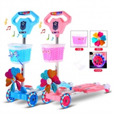 儿童滑板车2-3-6-8岁双脚蛙式剪刀四轮小孩玩具摇摆溜溜车