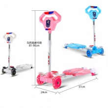 儿童滑板车2-3-6-8岁双脚蛙式剪刀四轮小孩玩具摇摆溜溜车