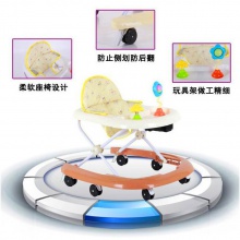 新品婴儿学步车后开口U型学步车防侧翻奶粉赠品批发