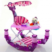 学步车新款带摇摆婴儿助步车带遮阳棚儿童学步车童车