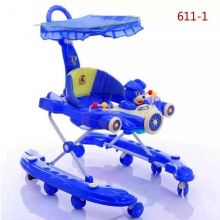 婴儿学步车宝宝童车可折叠儿童手推学步车带音乐灯光婴儿童车