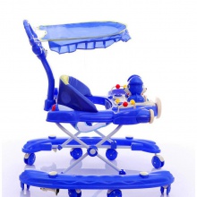 婴儿学步车宝宝童车可折叠儿童手推学步车带音乐灯光婴儿童车