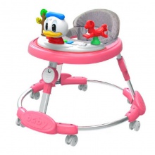 婴儿学步车6/7-18个月男宝宝女孩幼儿童可坐折叠防侧翻