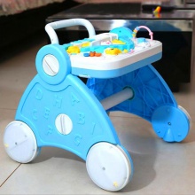 儿童多功能助步车学步车带音乐灯光餐盘宝宝手推车四轮玩具车
