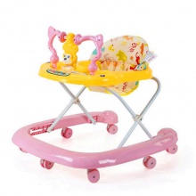 婴幼儿童宝宝学步车防侧翻多功能助步车可坐6/7-18个月带音乐折叠